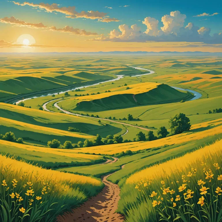 Самые красивые степи России: Оренбургская степь